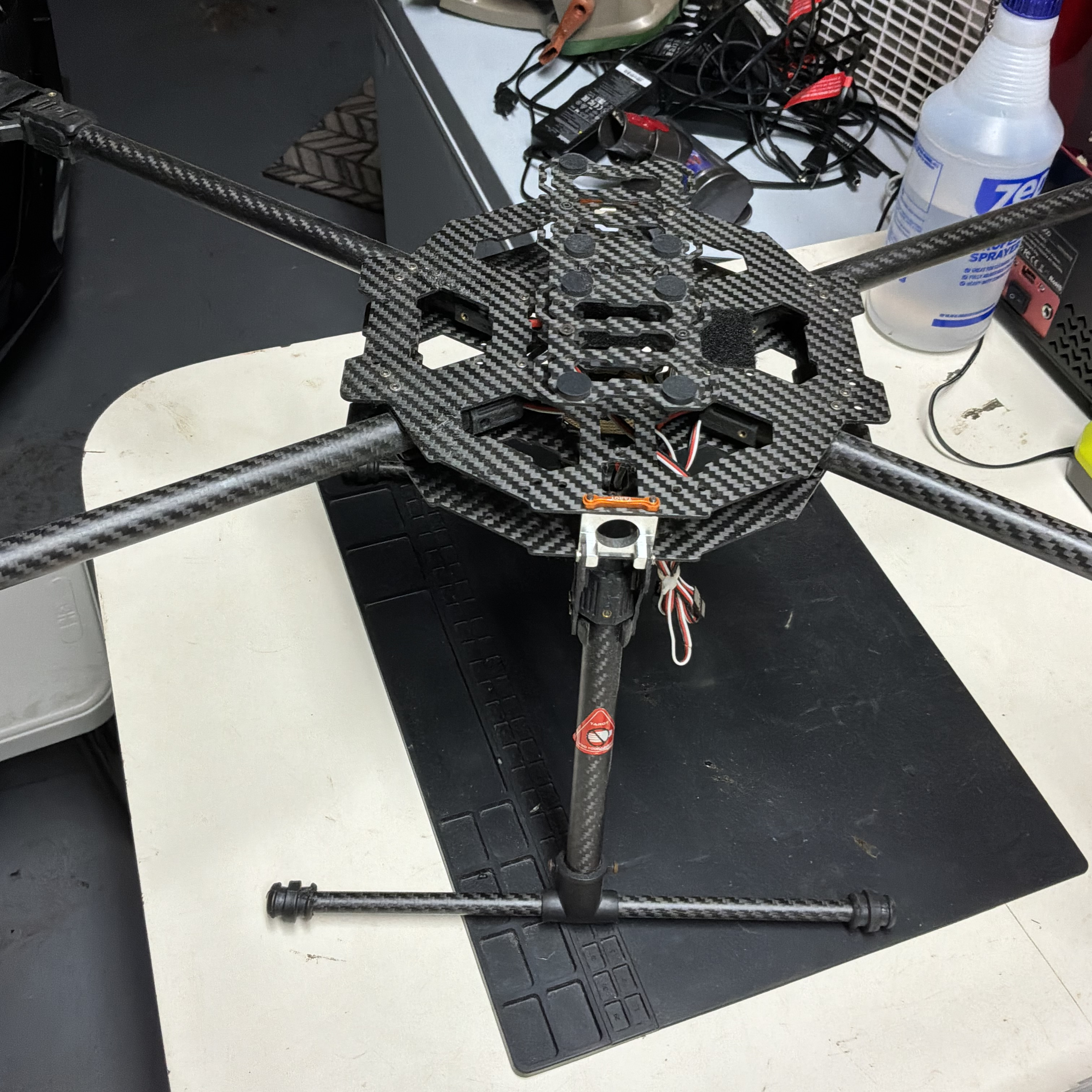 Carbon Fiber Folding 4-Arm Multirotor Drone Frame with PDB Landing Gear Used — actual PRF item photo 3 of 4