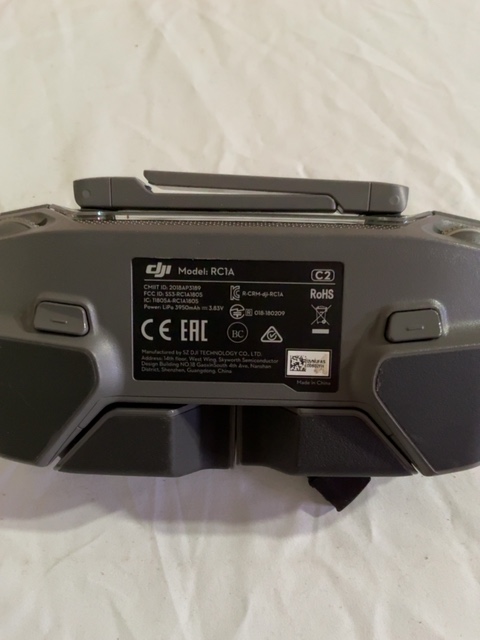 DJI Mavic 2 Pro / Zoom Remote Controller RC1A — actual PRF item photo 2 of 2