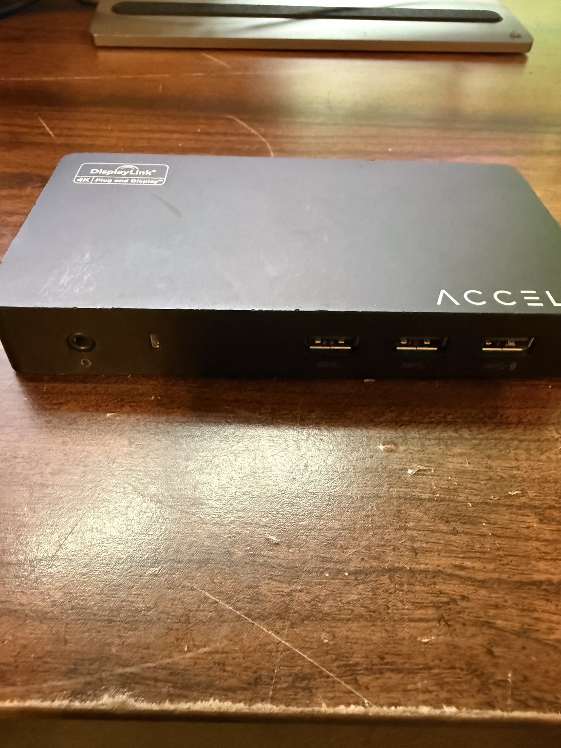 Accell USB 3.0 Universal Docking Station DisplayLink 4K HDMI Ethernet K172B-002B — actual PRF item photo 1 of 6