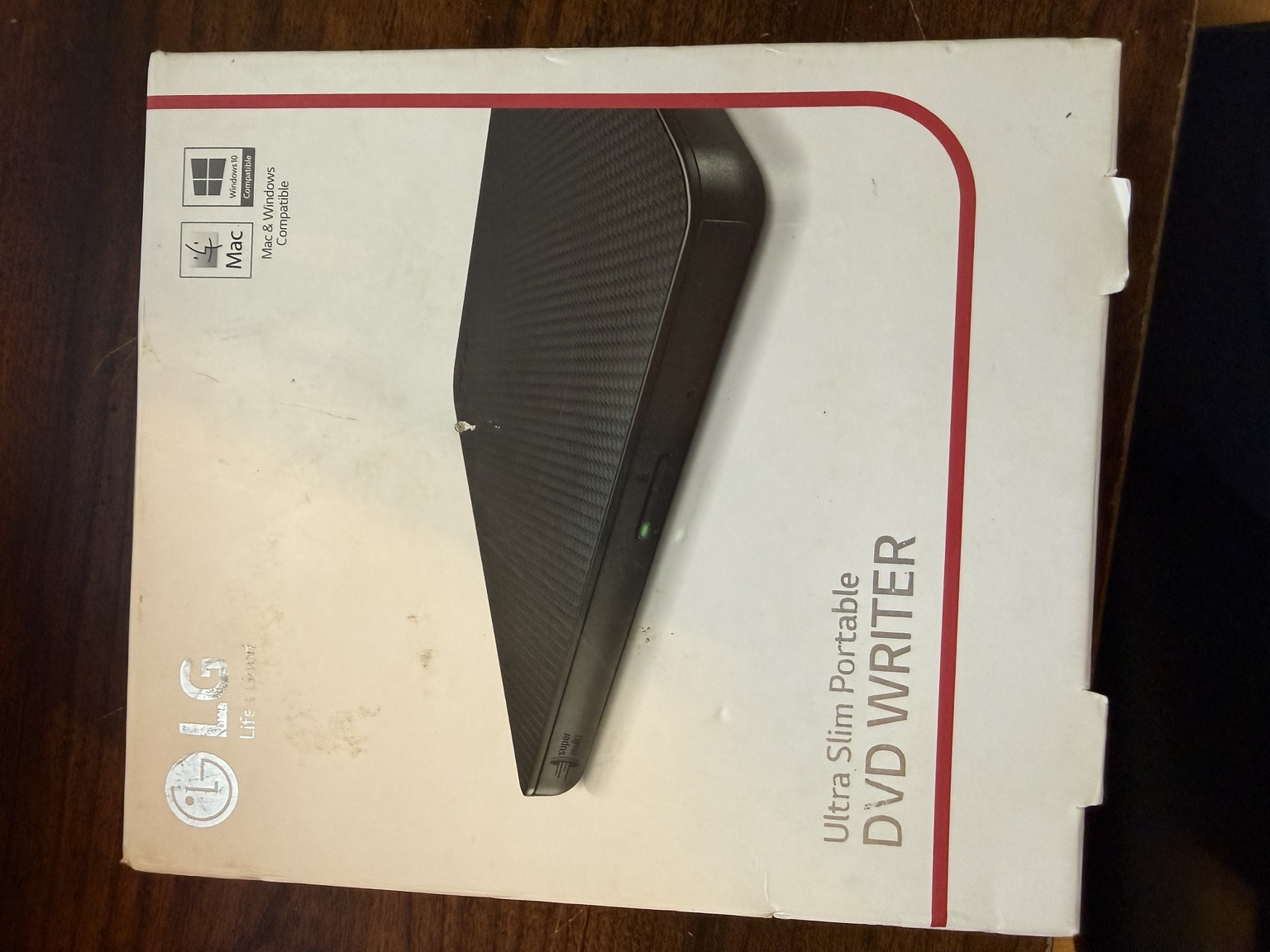 LG Ultra Slim Portable DVD Writer SP80NB60 USB External CD DVD Drive Mac Windows — actual PRF item photo 1 of 2
