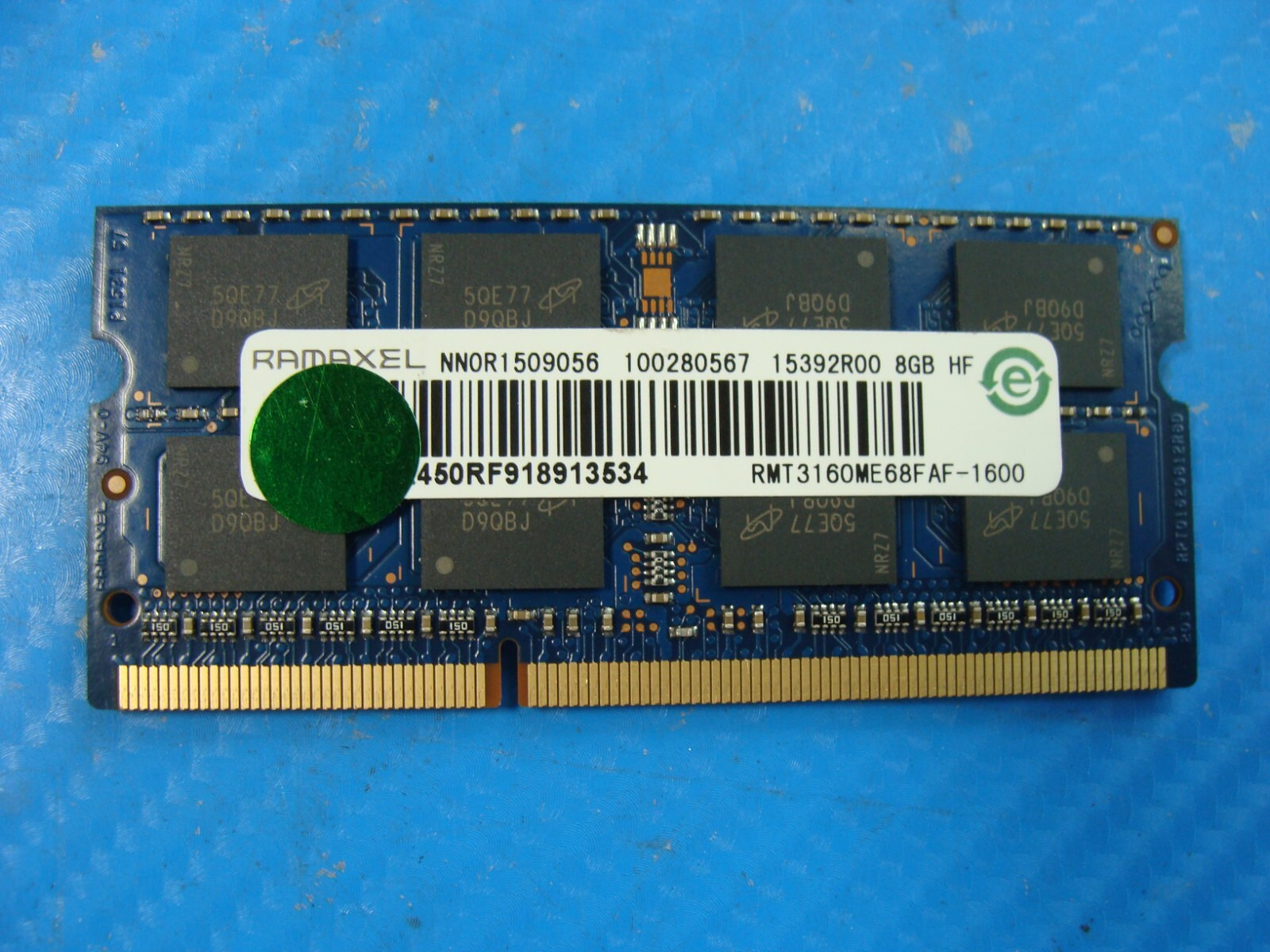 Ramaxel 8GB DDR3L-1600 PC3L-12800 Laptop SO-DIMM RAM — actual PRF item photo 3 of 5