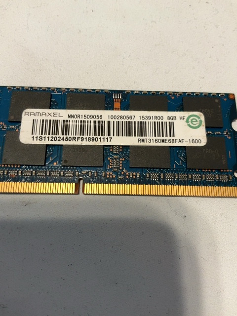 Ramaxel 8GB DDR3L-1600 PC3L-12800 Laptop SO-DIMM RAM — actual PRF item photo 4 of 5