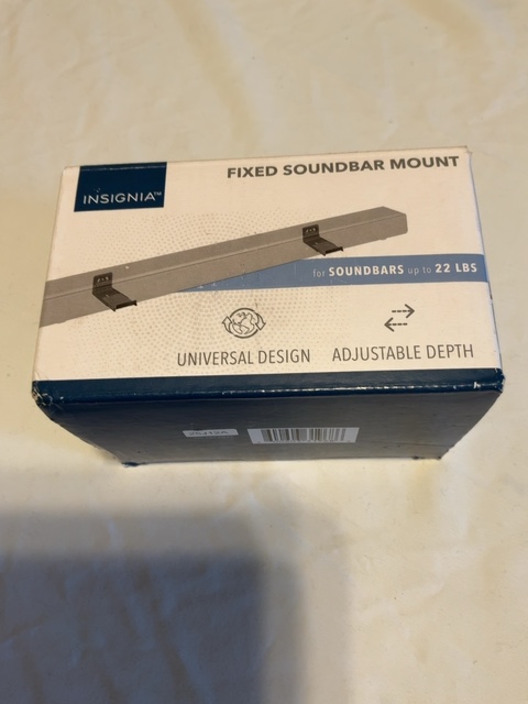 Insignia NS-SBFXB26 Fixed Soundbar Wall Mount Up to 22 lb Adjustable — actual PRF item photo 1 of 1