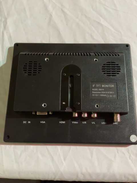 Eyoyo S801H 8-inch 4:3 TFT LCD Monitor HDMI VGA AV BNC — actual PRF item photo 2 of 2