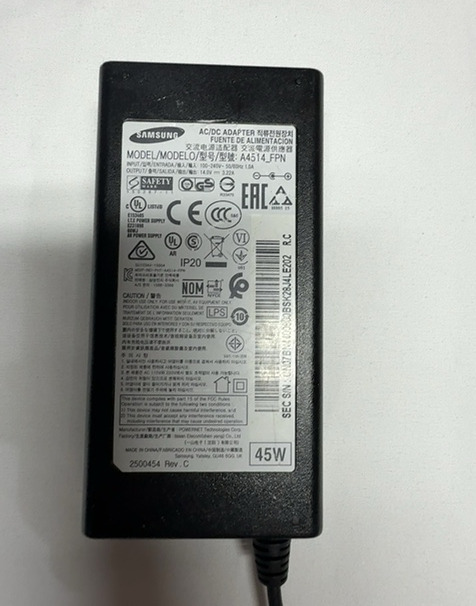 Samsung A4514_FPN 45W AC Adapter — actual PRF item photo 3 of 3