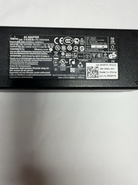 Dell 0A65700 AC Adapter — actual PRF item photo 3 of 3