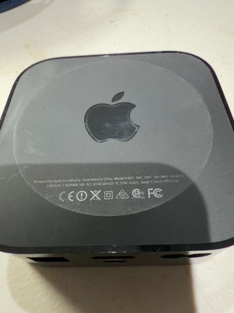 Apple TV HD 4th Gen A1625 Streaming Media Player No Remote Tested Working — actual PRF item photo 3 of 3