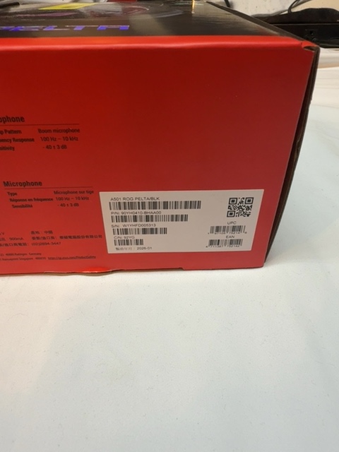 ASUS ROG Pelta A501 A301 PELTALX Open Box — actual PRF item photo 3 of 3