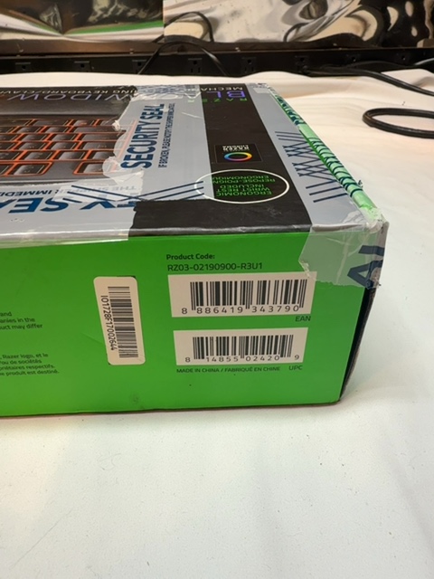 RAZER RZ03-02190900-R3U1 BLACKWIDOW TOURNAMENT CHROMA V2 Open Box — actual PRF item photo 2 of 2