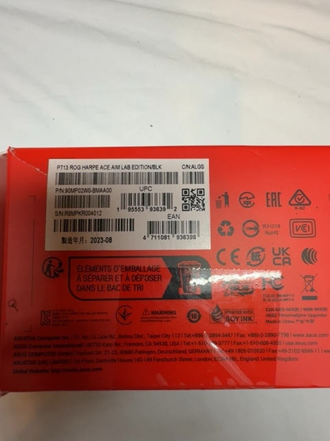 ASUS ROG P711 HARPE ACE AIM LAB EDITION/BLK EDITION Open Box — actual PRF item photo 2 of 2