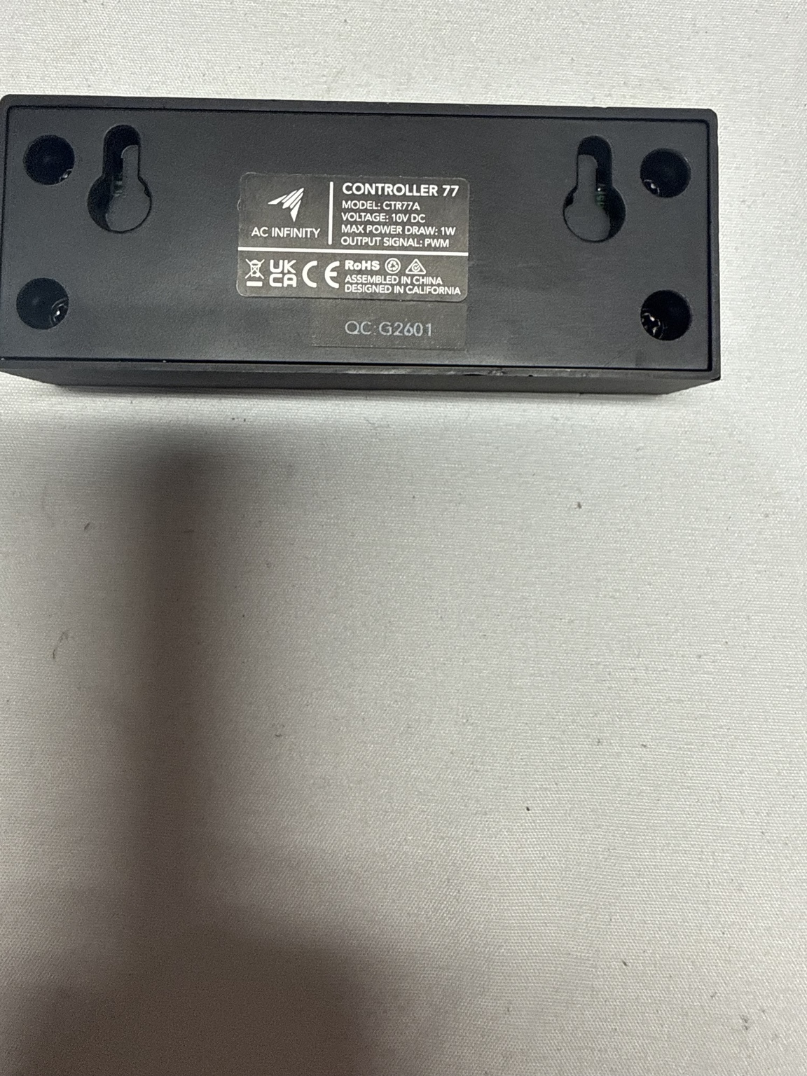 AC Infinity Controller 77 CTR77A Digital Grow Tent Fan Controller OEM — actual PRF item photo 4 of 5