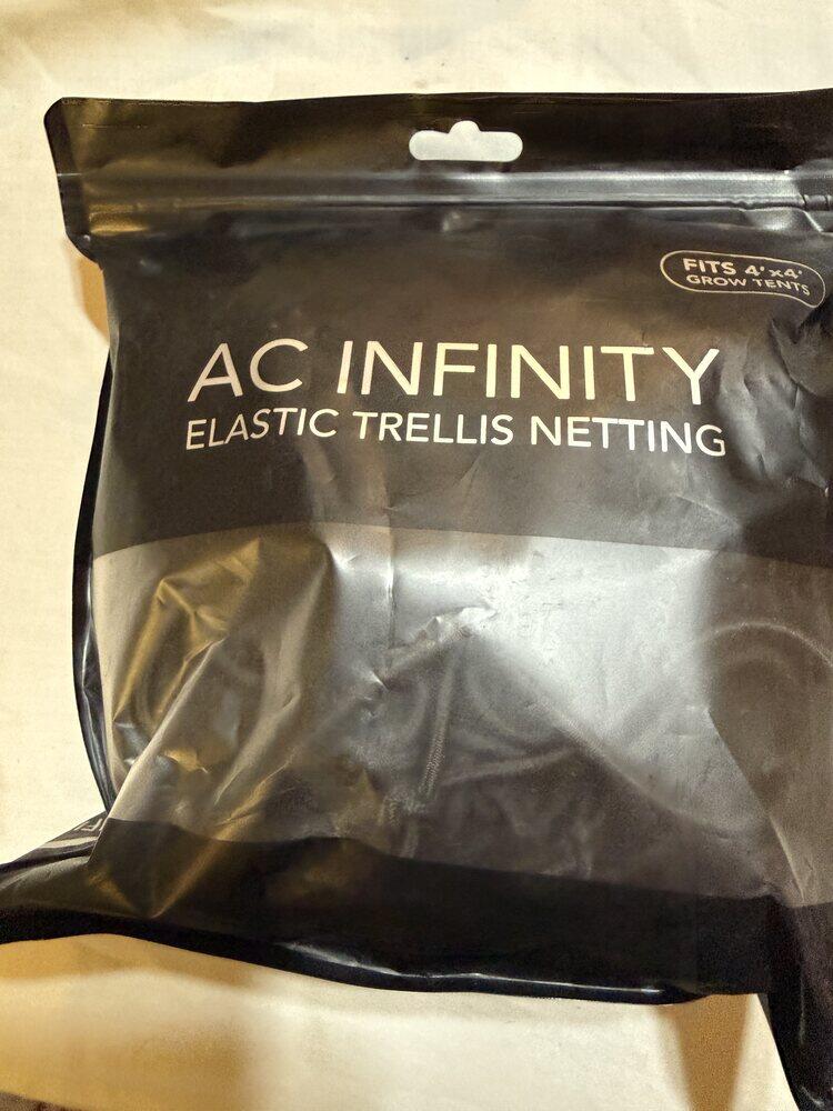 AC Infinity Elastic Trellis Netting for 4x4 Grow Tent Heavy Duty - Opened Unused — actual PRF item photo 1 of 1