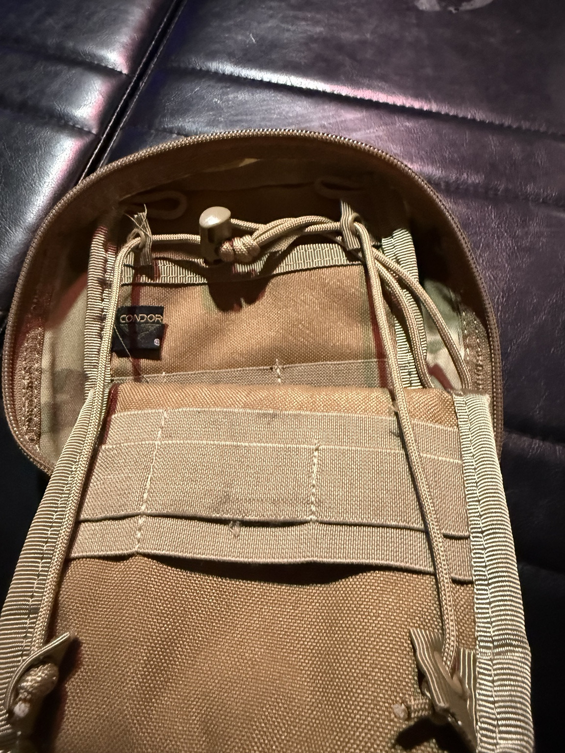 Condor Sidekick Pouch MultiCam MA64-008 MOLLE Organizer Utility Pouch Used — actual PRF item photo 3 of 3