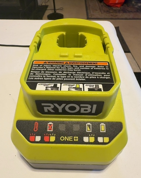 RYOBI PCG002 18V Charger — actual PRF item photo 2 of 3