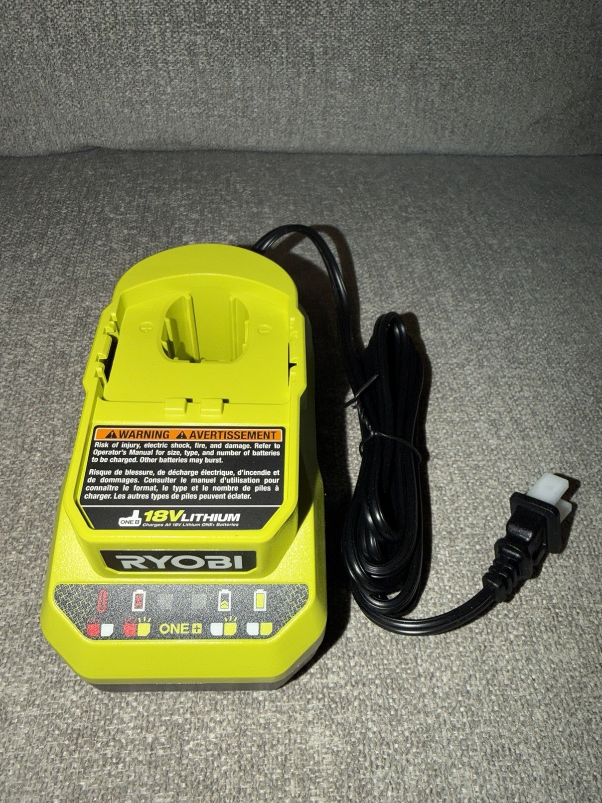RYOBI PCG002 18V Charger — actual PRF item photo 1 of 3