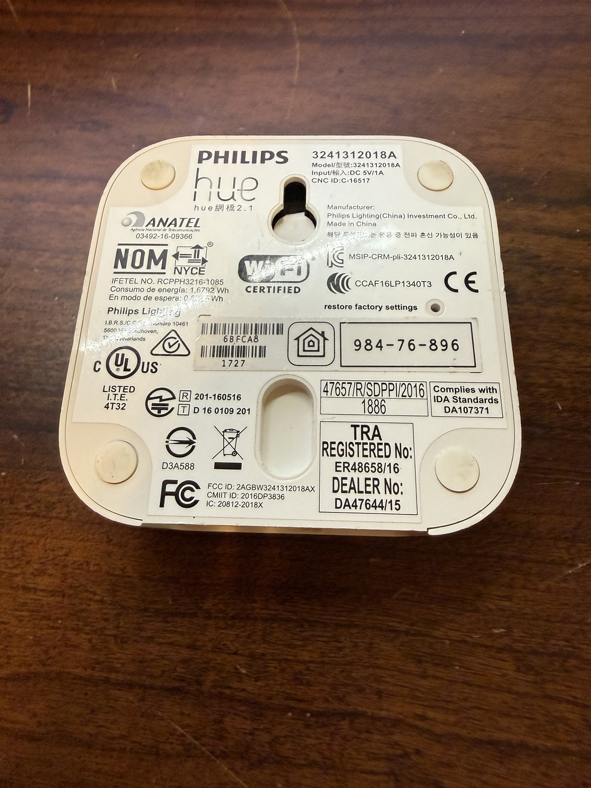 Philips Hue Bridge 2.1 Smart Lighting Hub Zigbee Home Automation — actual PRF item photo 3 of 3