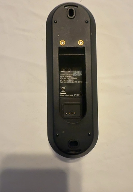 Arlo Essential Wire-Free Video Doorbell AVD2001 - White — actual PRF item photo 4 of 4