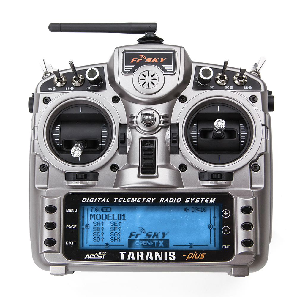 FrSky Taranis X9D Plus 2.4GHz ACCST Transmitter w/ DragonLink FPV Module Used — promotional product image
