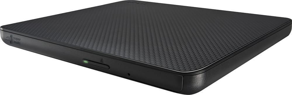 LG Ultra Slim Portable DVD Writer SP80NB60 USB External CD DVD Drive Mac Windows — promotional product image