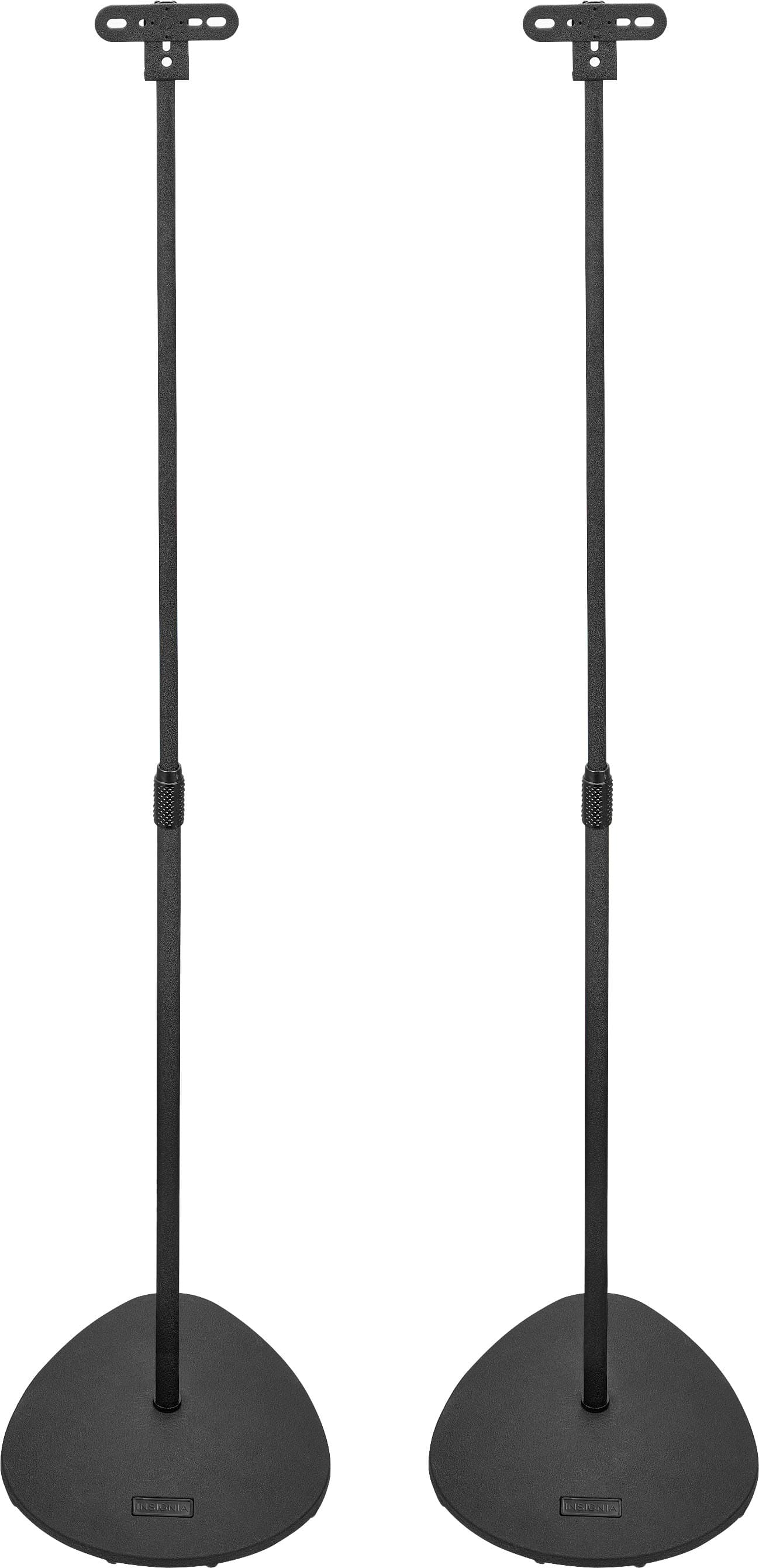Insignia NS-SPST2B Satellite Speaker Stands 2-Pack Adjustable 28-38 in — promotional product image